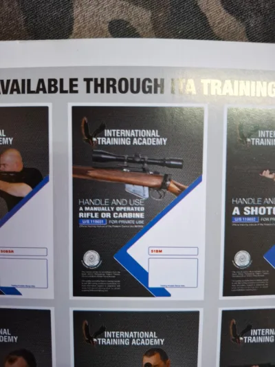 Handle and use a Manually Operated Rifle/Carbine