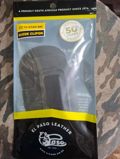 CZ 75 IWB Suede Holster