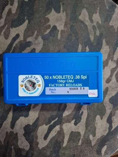 Nobleteq .38SPL 158GR CMJ